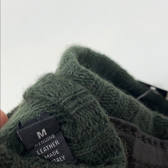 Bloomingdales Mens Cashmere & Leather Gloves Small - Picture 5 of 6